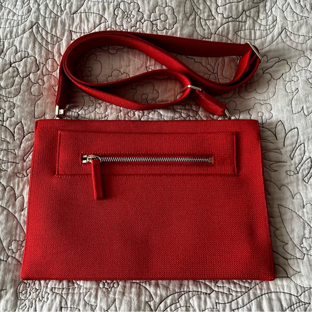 Rothy’s Dual Zip Crossbody - Poppy